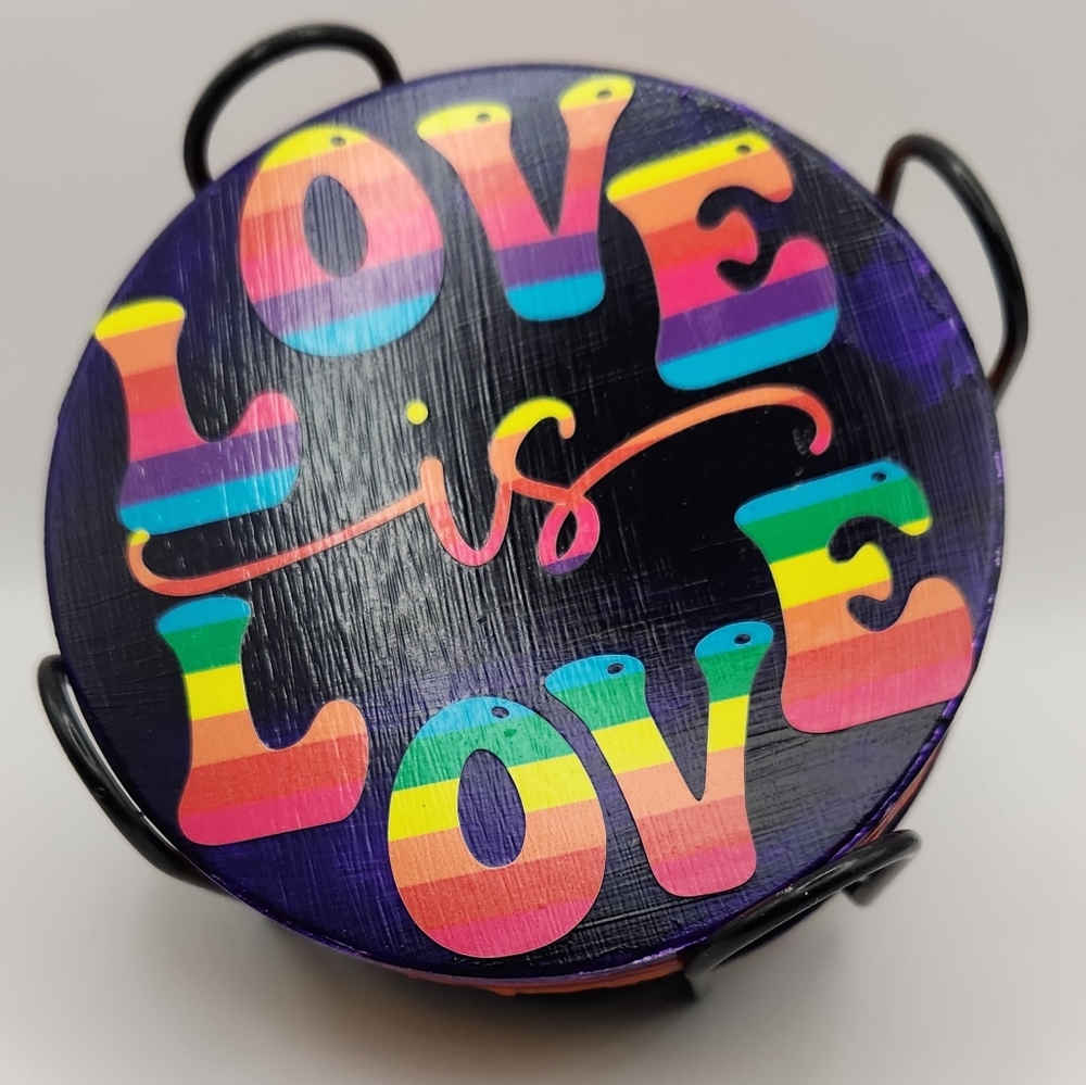 Love is Love Ceramic Coasters
